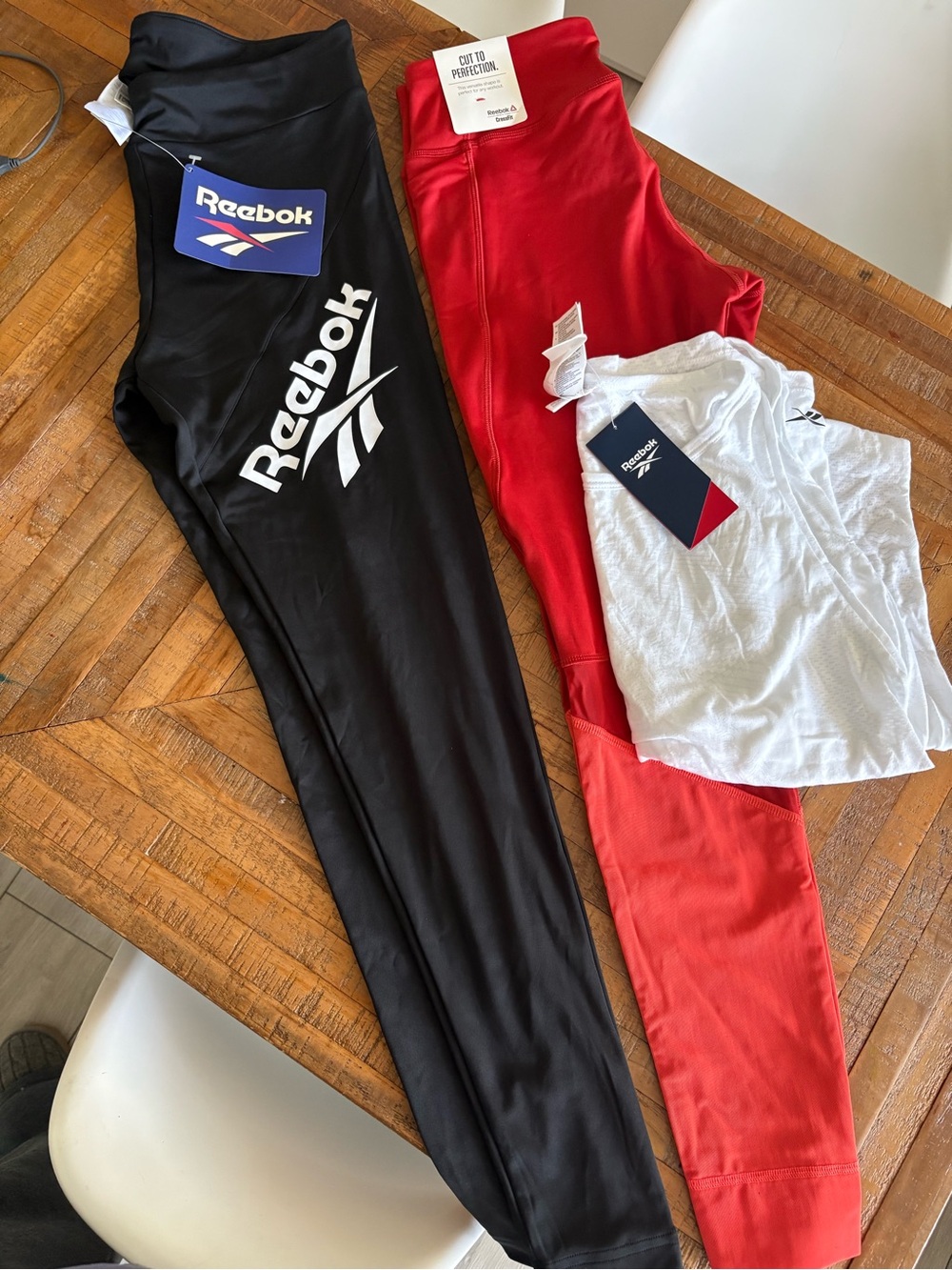 NWT Reebok Women’s Lot. Size Medium. Leggings and tank top.